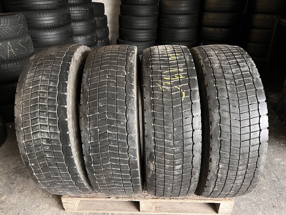 4 anvelope camion 265/70/19.5 , Continental , 9 mm , DOT 2021 !