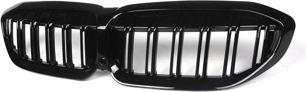Решетки Бъбреци BMW 3 серия G20 G21 Двойни Черен Гланц