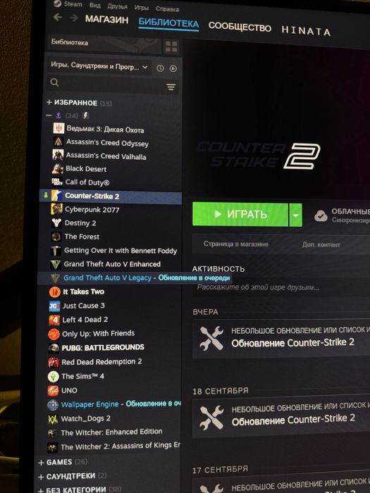 Steam аккаунт с топ играми