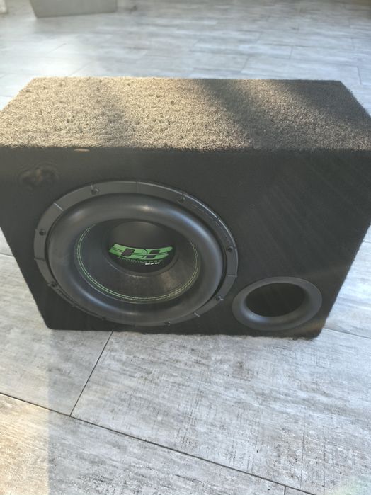 Subwoofer Deaf Bonce SA272 1500w rms cu incinta + statie DB 3.5k Pro