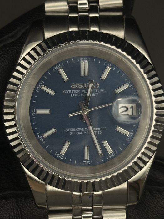 Ceas Seiko 41mm Datejust Deepblue