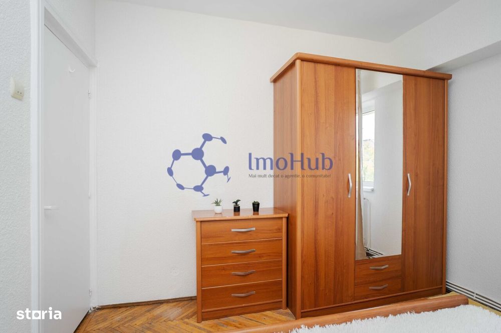 INCHIRIEZ!!! Apartament cu 2 camere decomandat – PIZZA SMILE, Pacurari