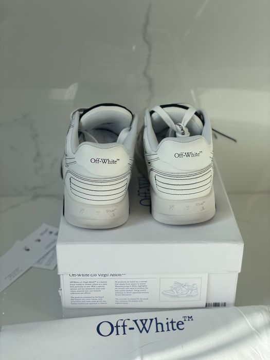 Off White Out Of Office ooo Low Tops Black White Off-White