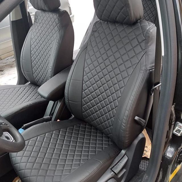 Отличные авто чехлы из экокожи для LADA Vesta (vesta cross)