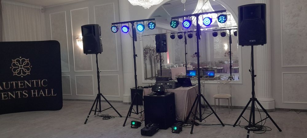 DJ MC sonorizare lumini mașină de fum mașină de balonase