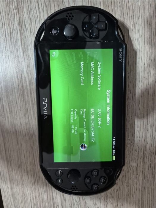 PS Vita Slim Modat 128GB