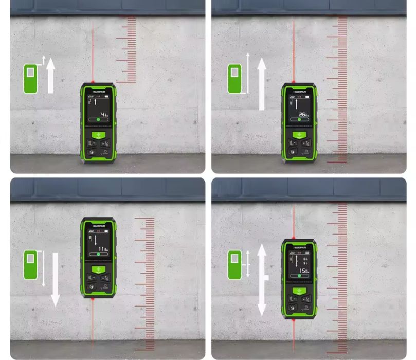 Huepar лазерна ролетка 120метра