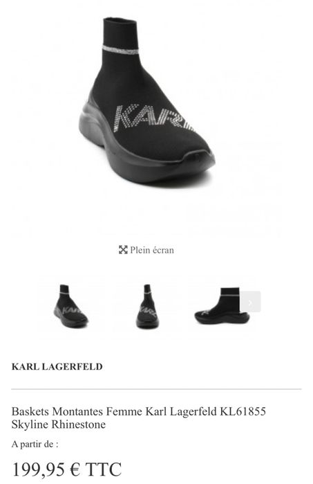 Karl Lagerfeld Sock Shoes