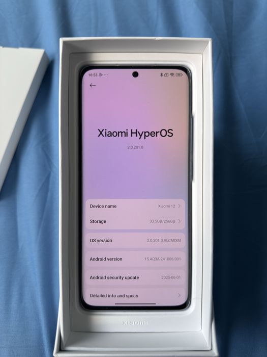 Xiaomi 12 Blue 8GB RAM 256GB ROM