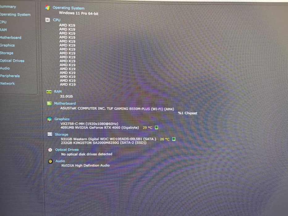 Gaming PC Ryzen 7 5700G + 32 GB Ram + RTX 4060 + Arctic Liquid Freezer II 240 + WIFI 6