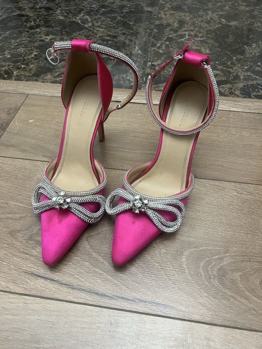 Туфли розовые с бантиком