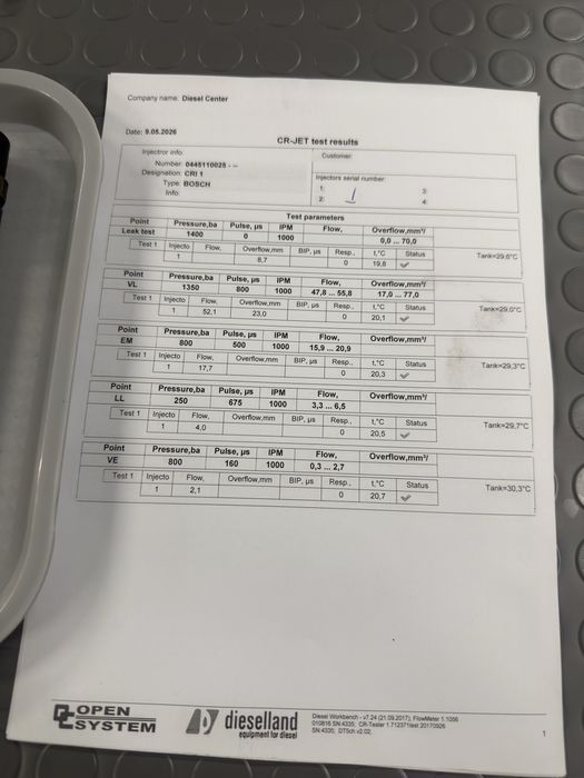 Дюзи за Мерцедес Ц класа 270цди  спринтер 270цди Sprinter  C-classe 2,7cdi Стендовани С Гаранция