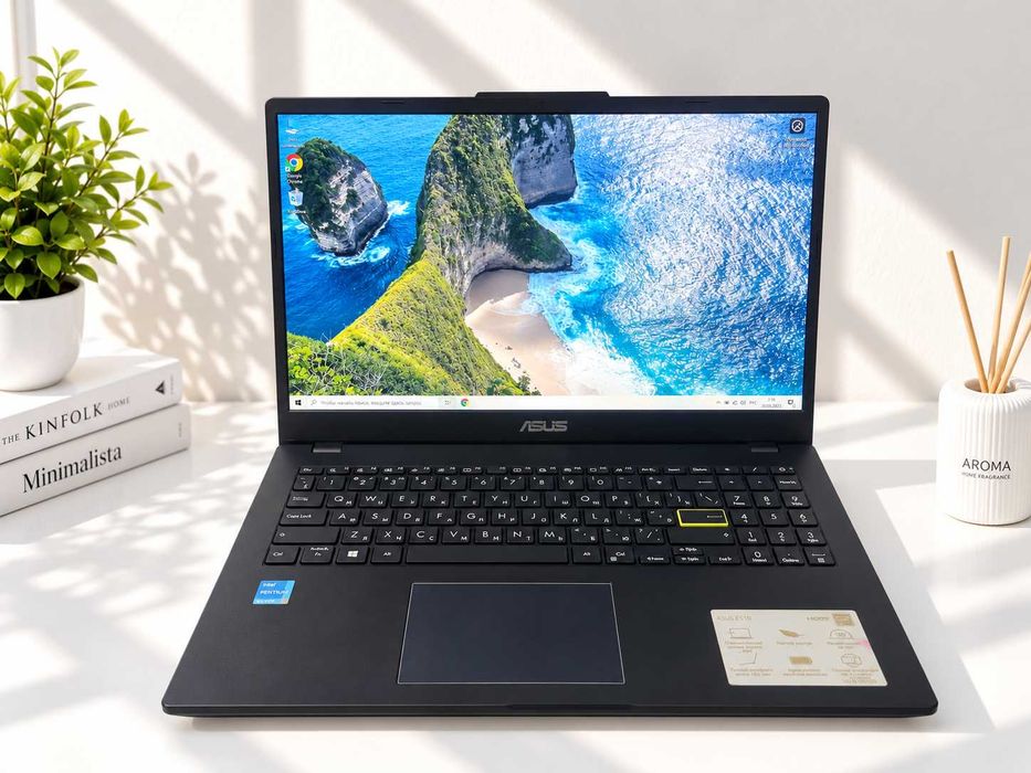 Ноутбук для работы и учебы Asus /Pentium Silver N6000/8GB/256Gb/UHD Gr