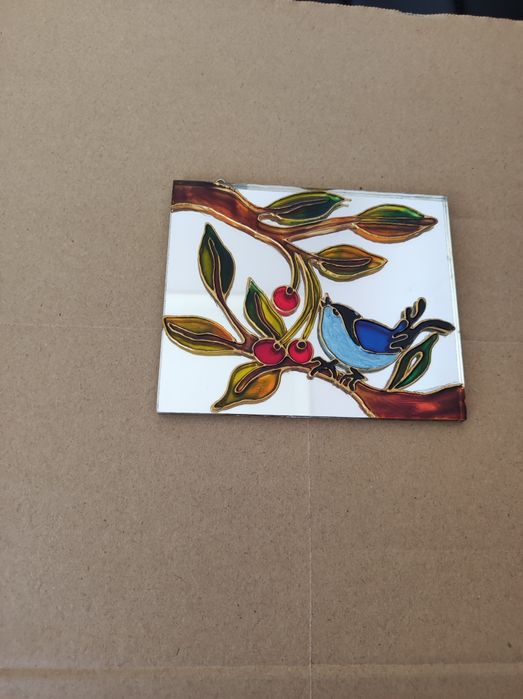 Ръчно  изработен комплект за декорация, техника витраж