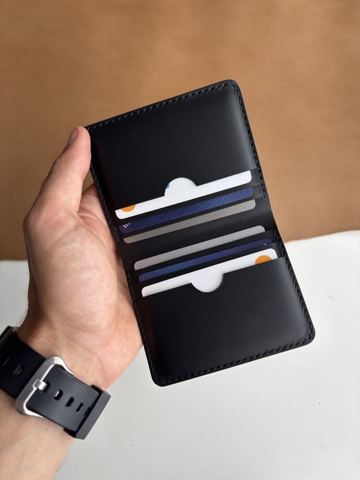 Portofel din piele naturala handmade pentru buletin nou