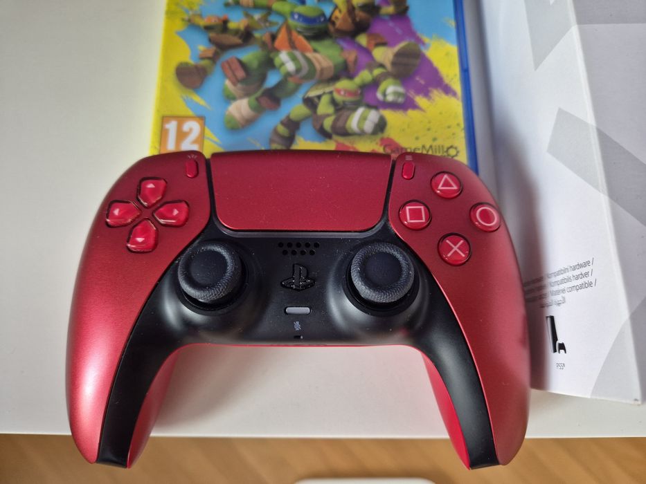Limited edition контролер PS5 Volcanic Red + игра Ninja Turtles