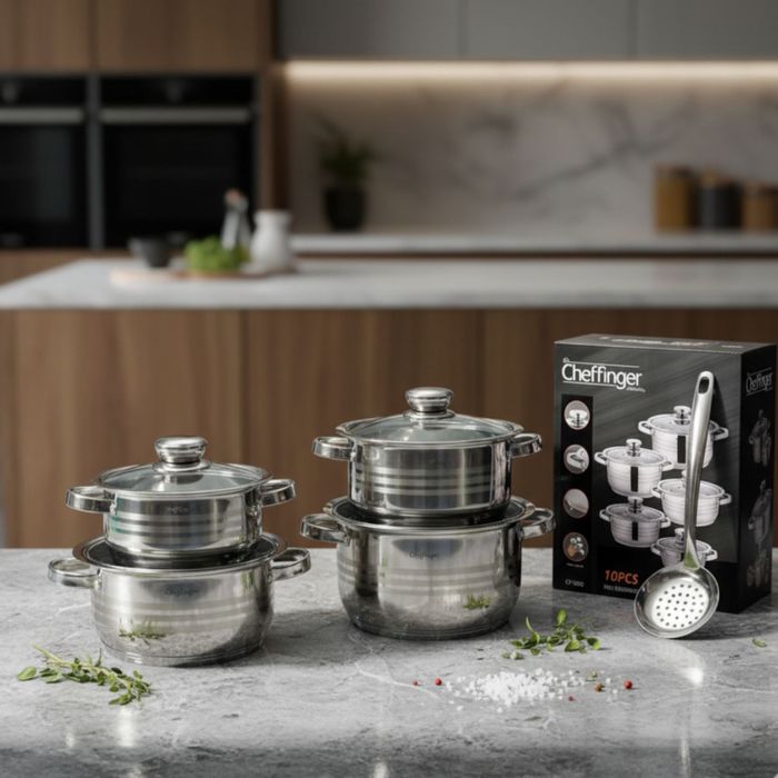 Комплект тенджери Cheffinger 10части
