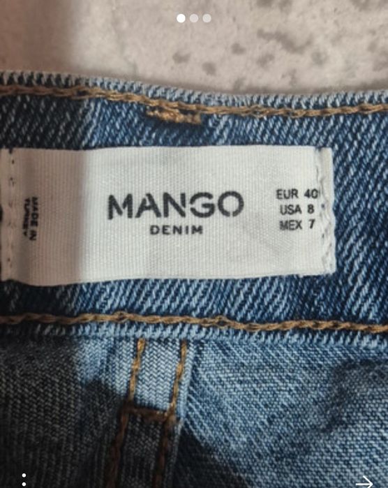 Pantaloni scurti blug Mango