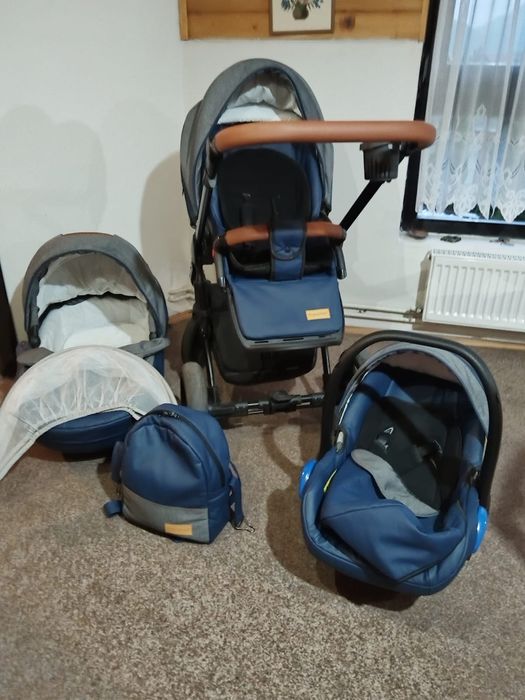 Cărucior Krausman Nexxo Dark Blue Garanție