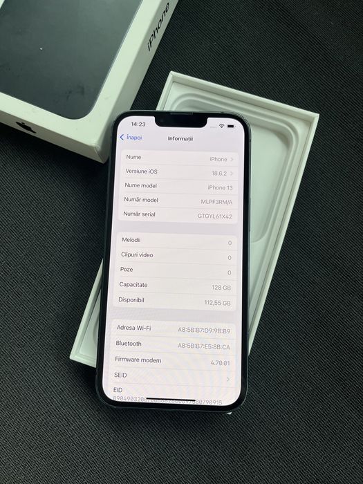 iPhone 13 Midnight 128GB Neverlocked