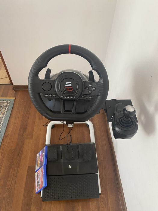 Volan Subsonic Superdrive gs650-X + suport volan + 2 jocuri ps4 cadou