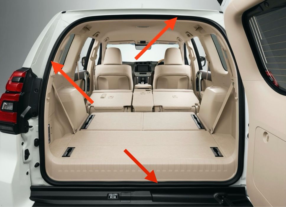 Prado 150 резинка уплотнительная прадо 150 резинка в багажник прадо