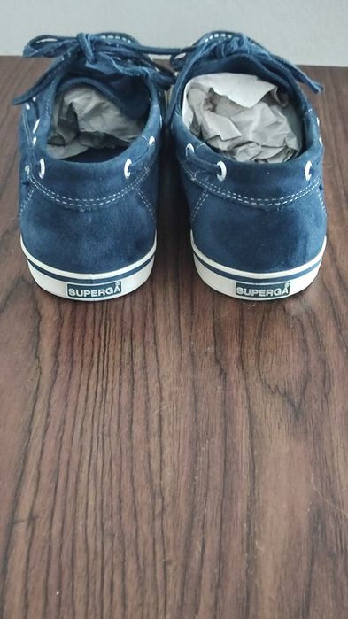 Мъжки велурени мокасини Superga
