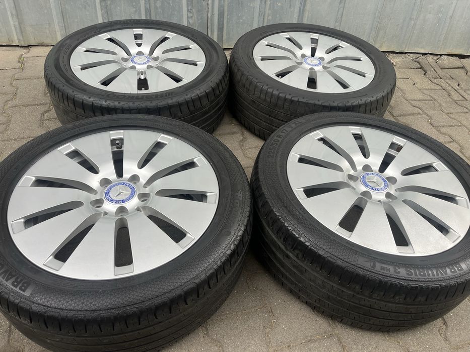 Jante aliaj 5x112mm, anvelope 225/50 R17 Mercedes C, E, Audi, VW, Seat