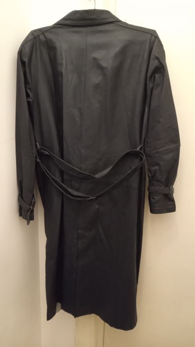 Haina Lunga Piele Jordache Made USA BleumarinNegru Extra Large Cordon