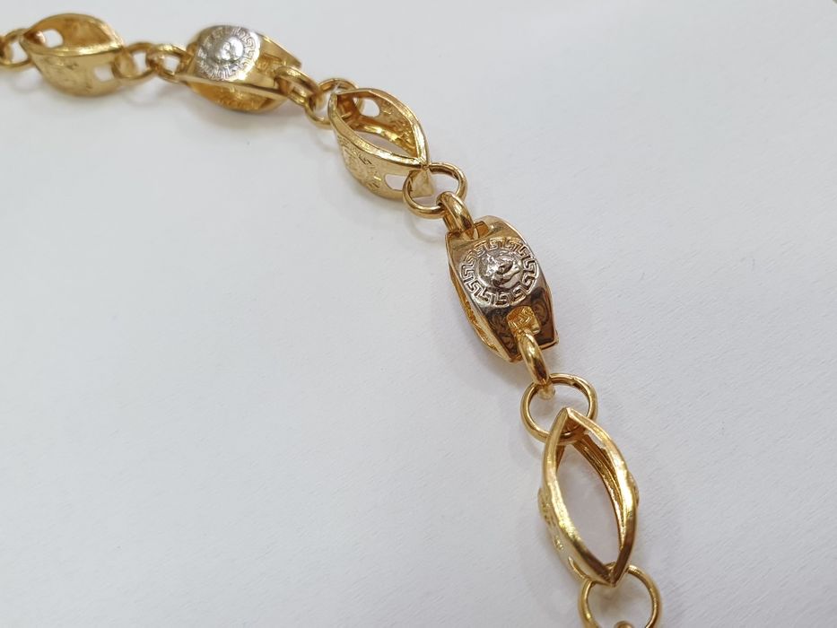 Lanț bărbătesc din aur de 14K, model Versace – 13,92 g