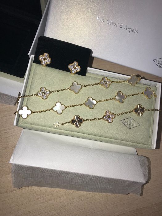 Van cleef гривна , обеци