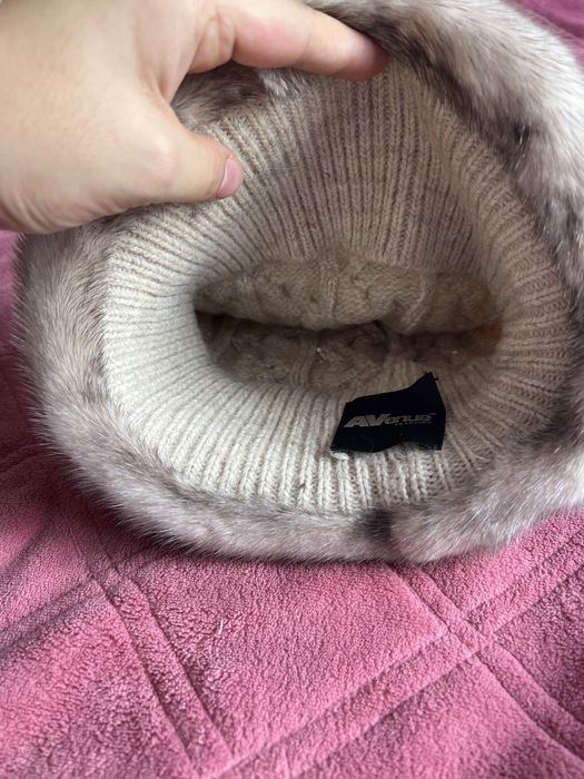 Шапка с норкой