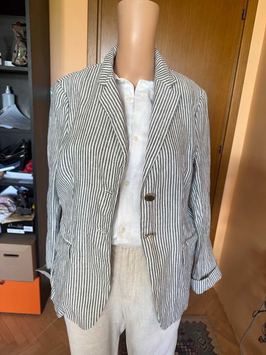 Сако райе Max Mara, 100% лен