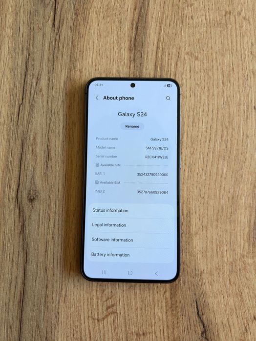 Samsung Galaxy s24 Onyx Black