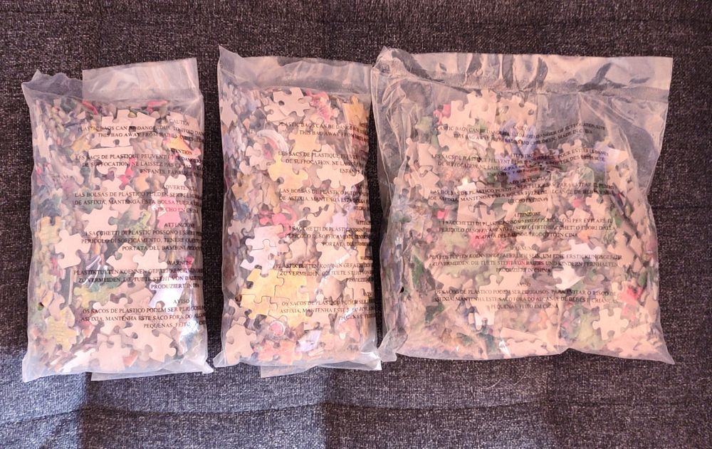 Три пъзела с нестандартни части