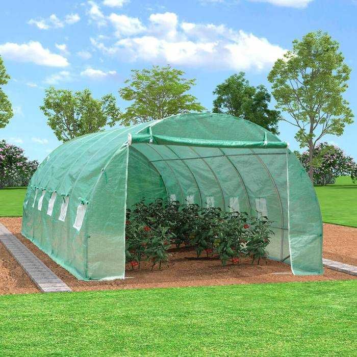 Solar de grădină 8x3x2.5m, polietilenă 240 g/m2, rezistentă la UV, țeavă 26 * 1.2mm Livrare rapida Garantie 24 Luni NOU