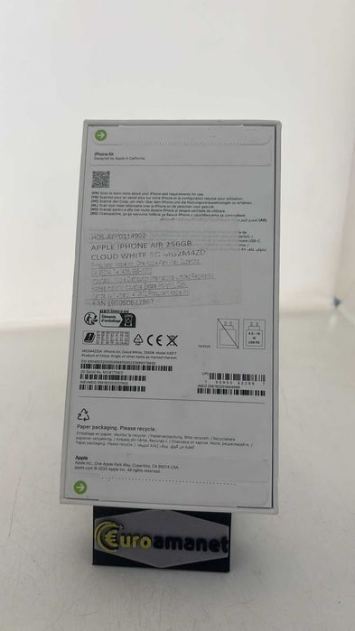 Telefon mobil Apple iPhone Air, 256GB, 5G -A-
