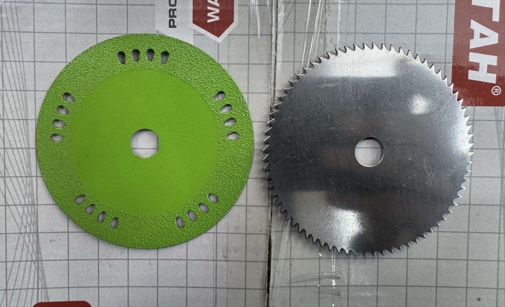 Диски на аккумуляторную мини болгарку 75 мм по дереву и по кафелю