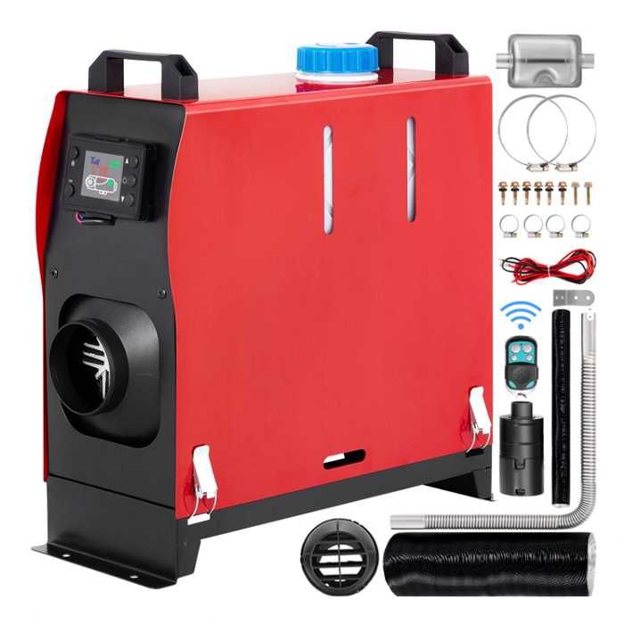 Суха дизелова печка 8kW 12V/24V/220V за кемпер, бус и гараж