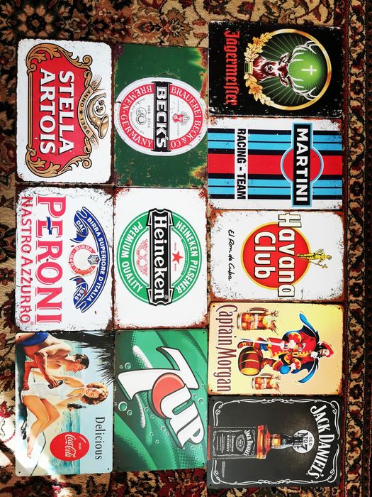 Tablii metalice vintage 20 x 30 cm