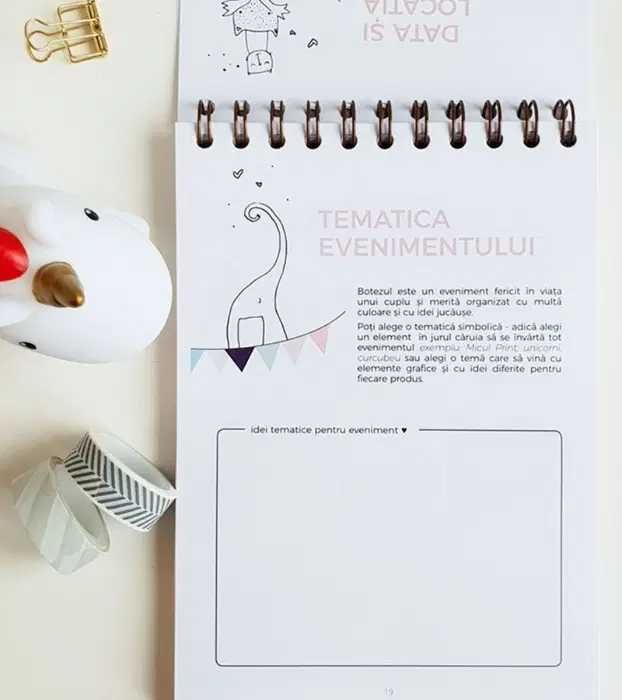 Agenda pentru organizare botez