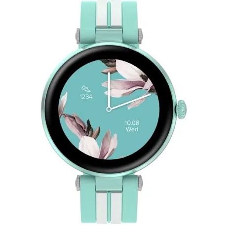 Smartwatch Canyon SW-61 Semifreddo 1.19inch Curea Silicon White-Blue