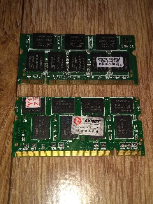 Продам память для ноутбука DDR 256 MB, 1G 333MHz, DDR2-800S 1GB Hynix