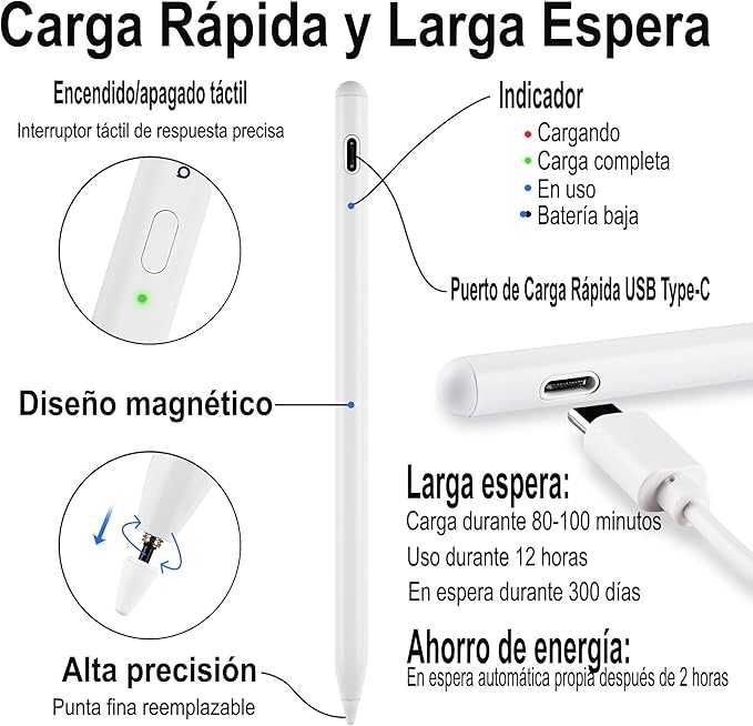 Сензорна писалка Antika с магнитна функция и висока чувствителност