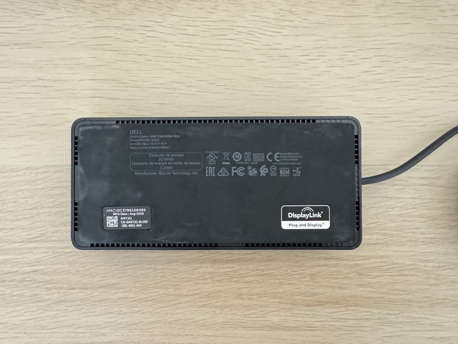 Dell D6000 Universal Dock - usb - c & usb 3.0, Display Link