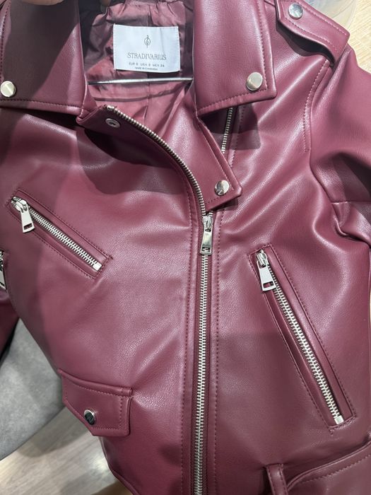 Куртка кожзам Stradivarius