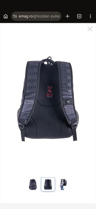 Ghiozdan /Rucsac Pulse negru