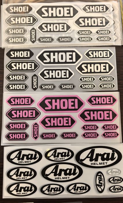 Авто-мото стикери, лепенки за каска, Скутер, Тротинетка K&N BREMBO AGV