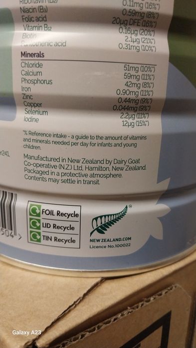 Nannycare Lapre Praf 800g Noua Zeelanda