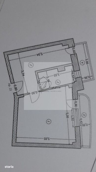 Garsoniera metrou Costin Georgian I Bloc 1992 I 2 balcoane I COMIS 0%
